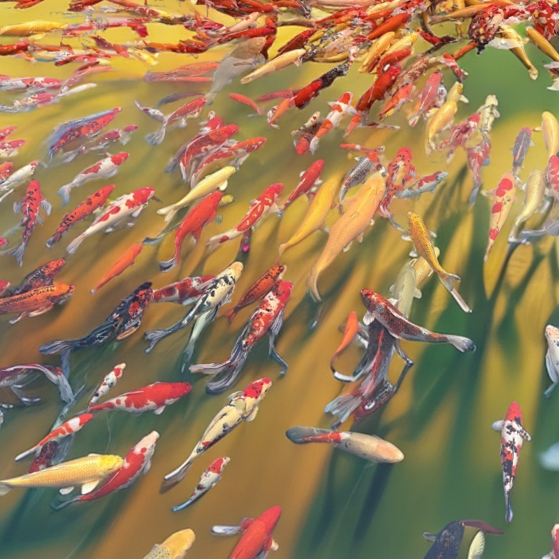 （红牌）锦鲤鱼活体冷水淡水鱼观赏鱼好养耐活渔场直发5-35cm