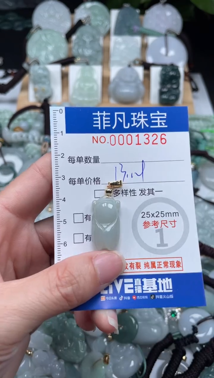 【闪购商品】翡翠未镶嵌颈饰00..1326