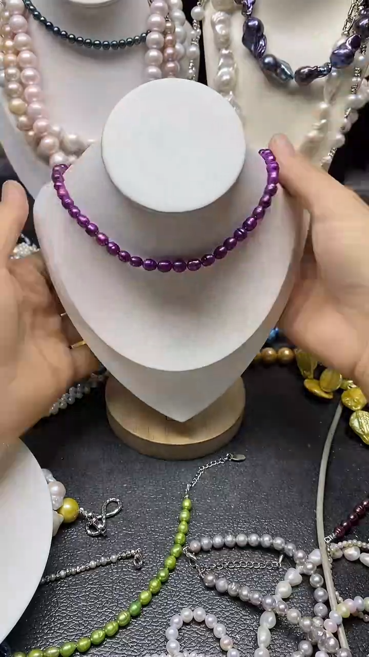 颈饰未镶嵌淡水珍珠多人