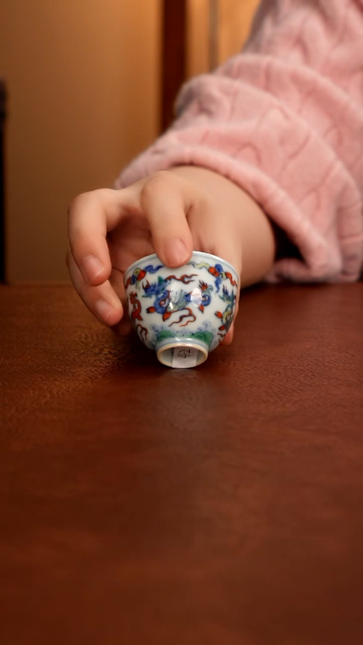 庐****潮景德镇瓷器，青花瓷手绘茶具~