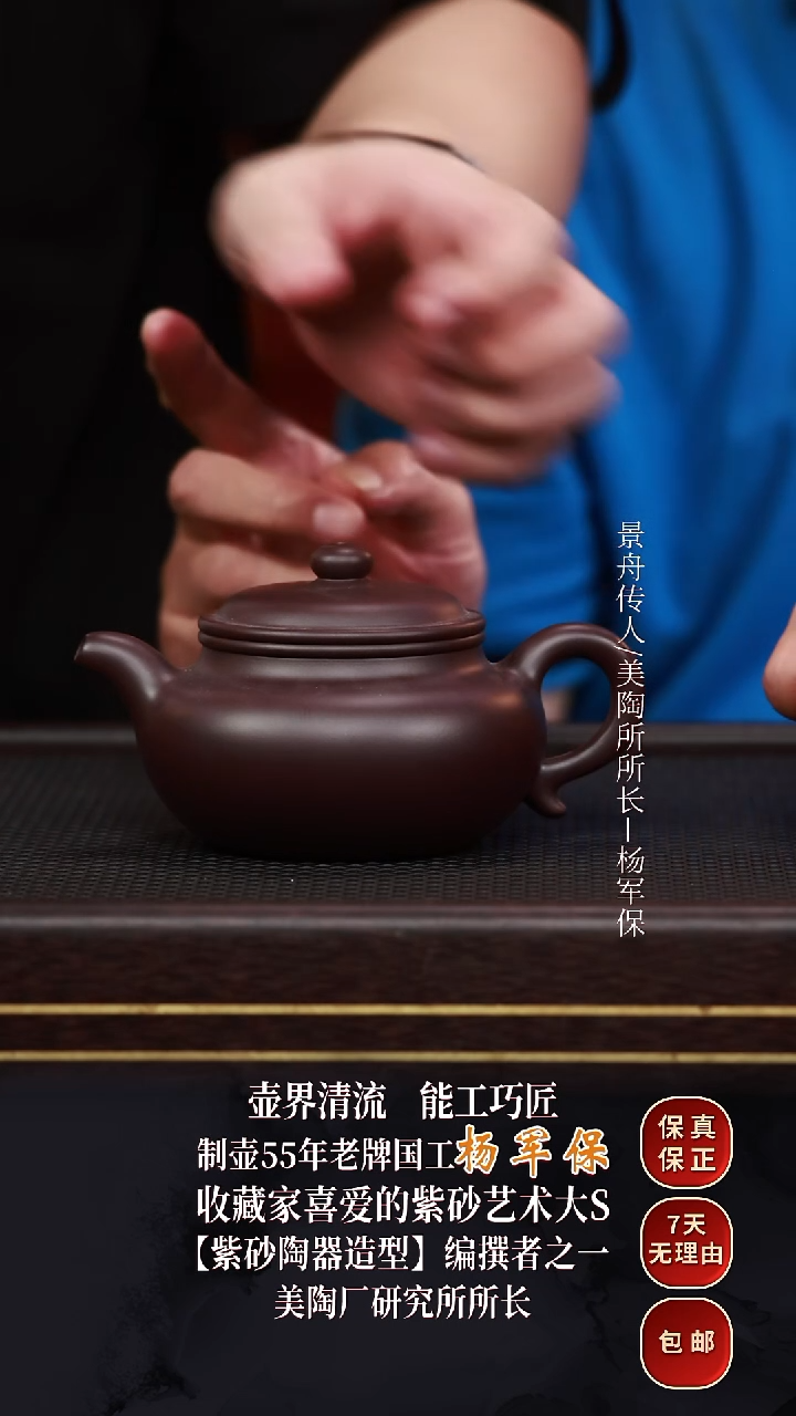 茶壶紫砂YJB6仿古黑墩头310cc
