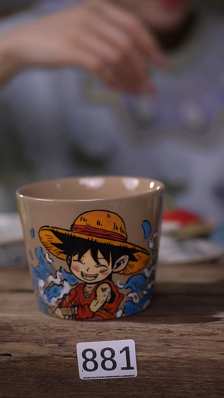 【闪购商品】瓷片设计师手作/大辰/杯