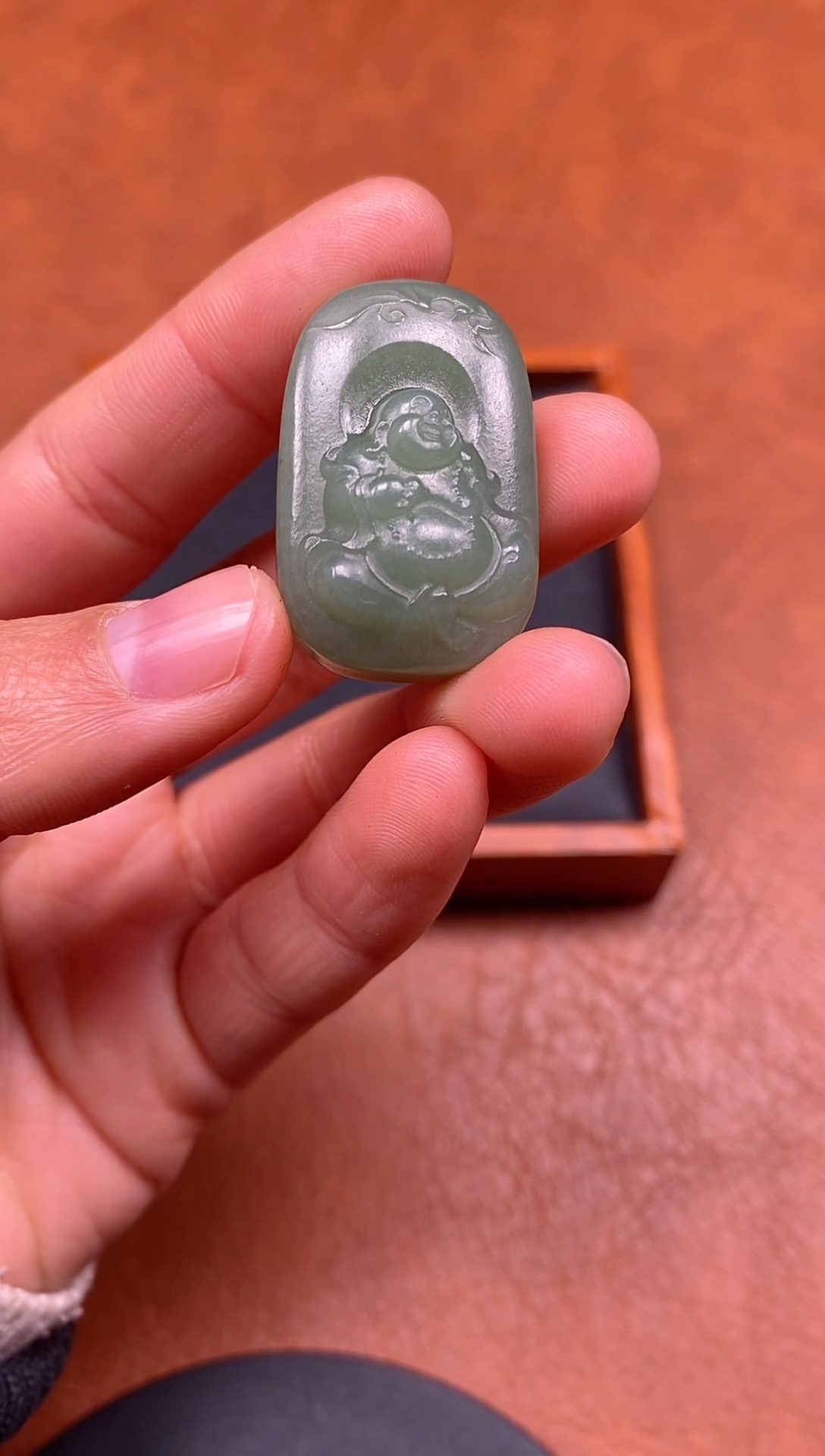 颈饰未镶嵌和田玉弥勒佛