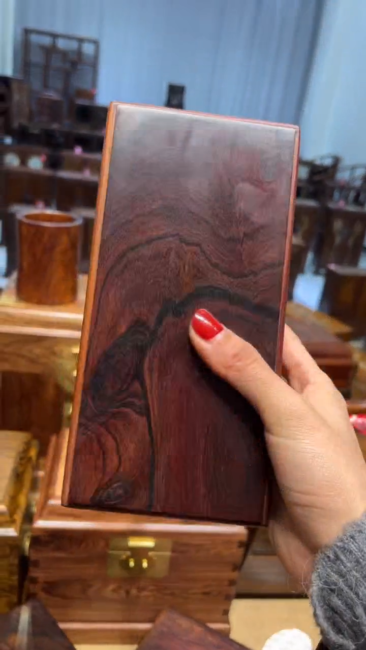 【闪购商品】木红酸枝 扣盒扣盒