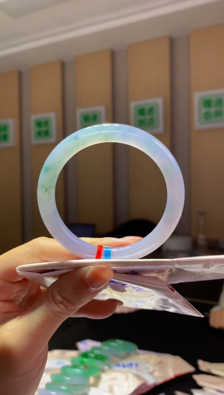 未镶嵌手镯翡翠-C410 圈口54.2 