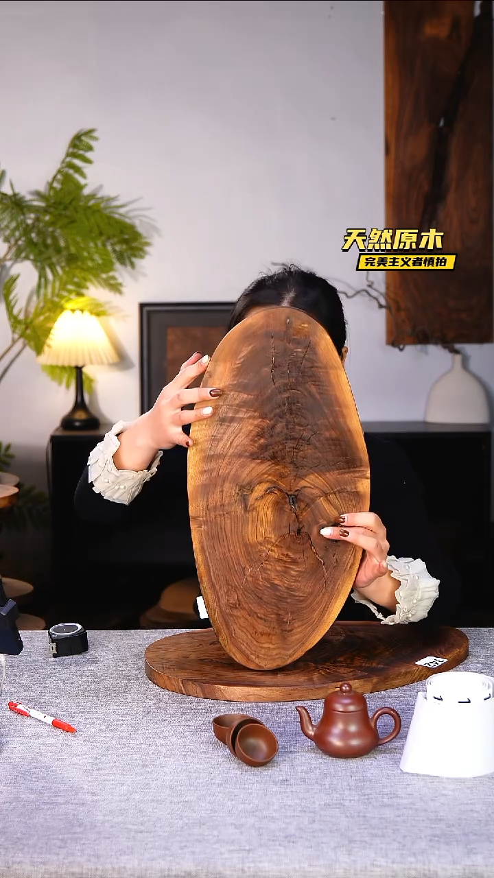 木北美黑胡桃原木.干裂疤结不属于商品质量问题完美主义者慎拍