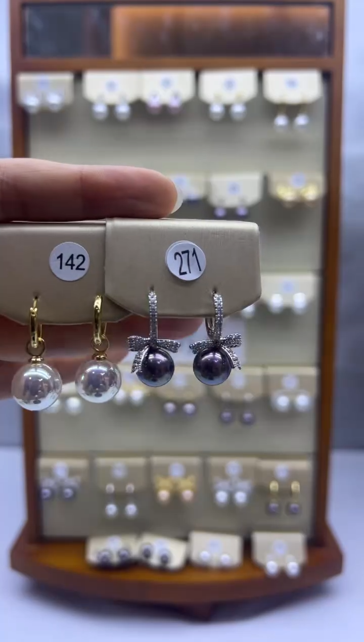 未镶嵌耳饰淡水珍珠142+271