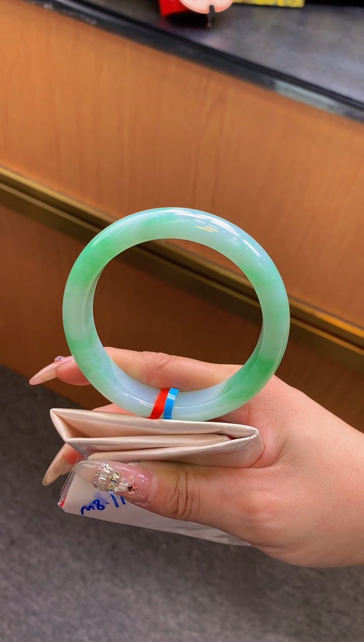 未镶嵌手镯翡翠-F139-正圈60.7-全款11.8万-定金2万