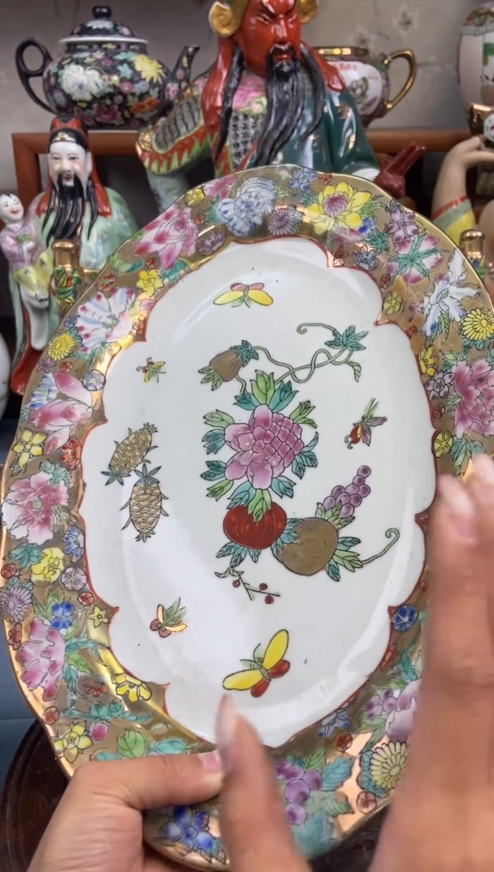 瓷片微瑕慎拍景德镇窑老厂瓷器单件