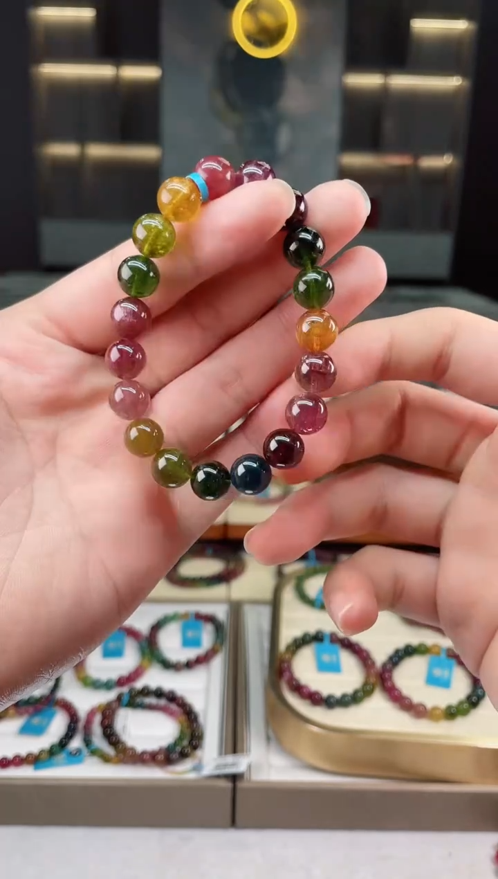 【闪购商品】碧玺单圈手串未镶嵌（多样性发一条）Y