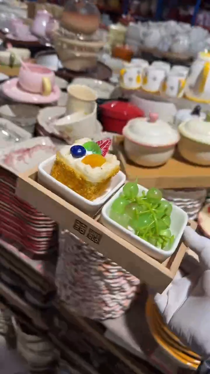 陶瓷方碗木托盘3件套微瑕 凑满20元包邮