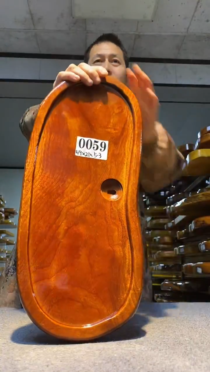 实木茶盘 一物一拍（不含配件）