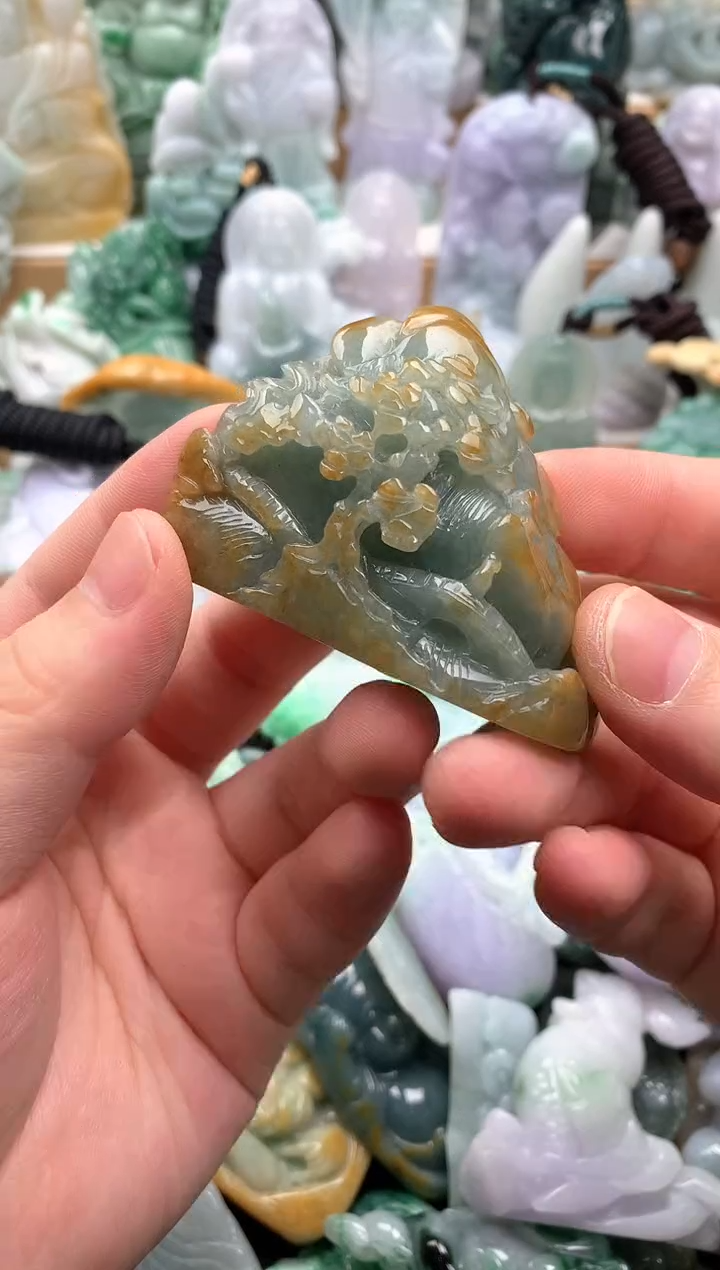 吊坠(不含链)未镶嵌翡翠1