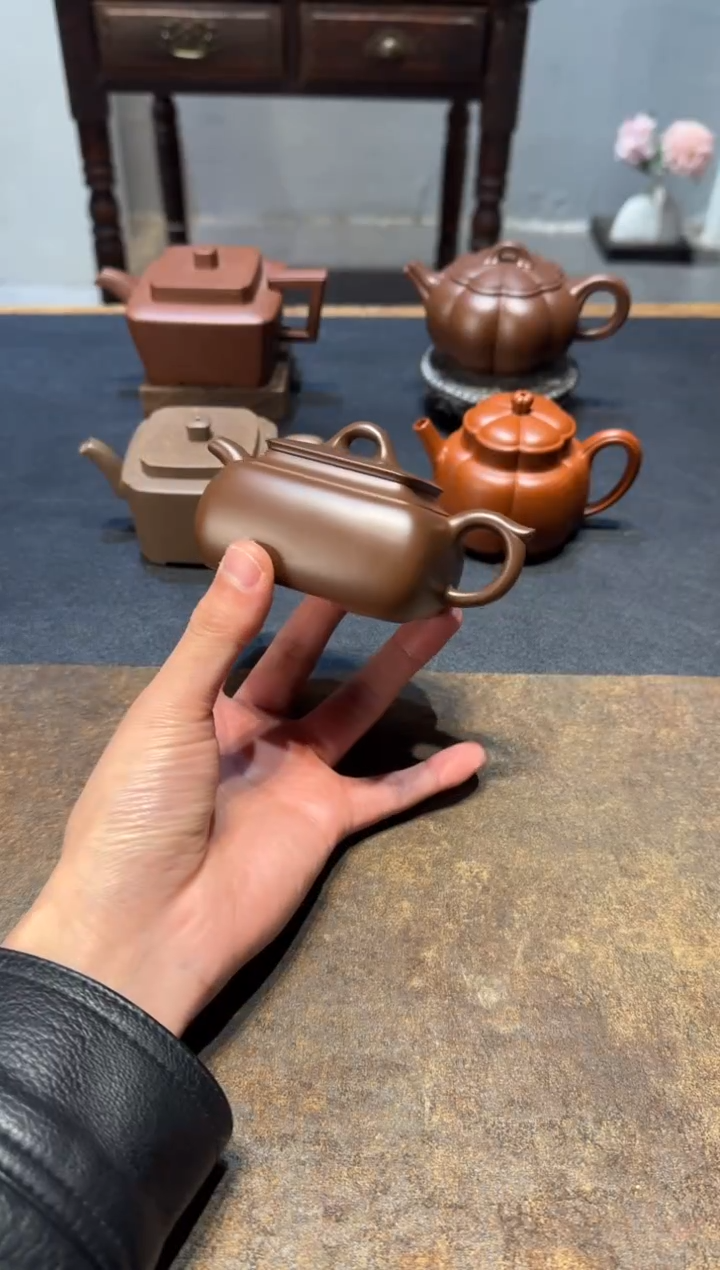 茶壶紫砂旭***?长四方紫砂壶