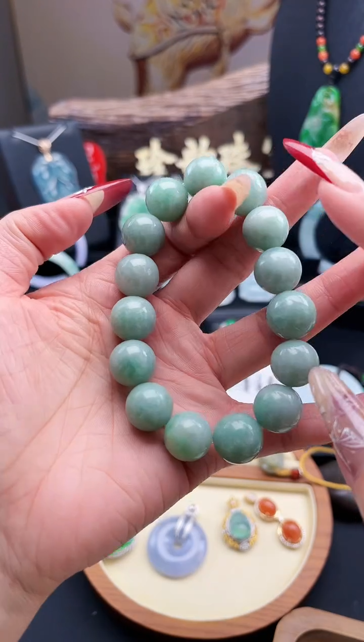 【闪购商品】翡翠手串未镶嵌翡翠珠串