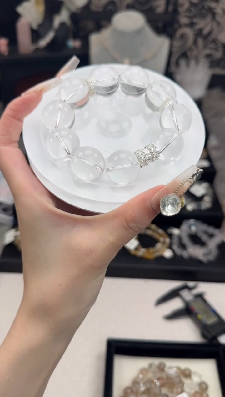 水晶手链未镶嵌天然水晶 多样性发货