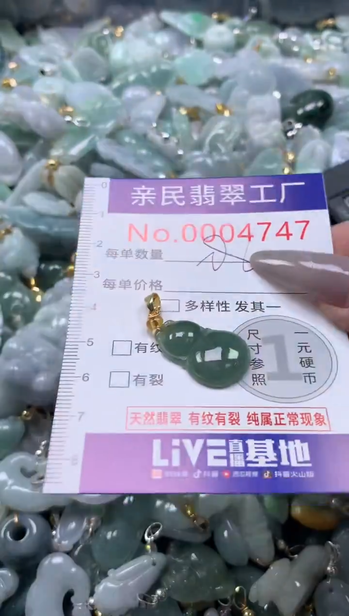 颈饰未镶嵌翡翠4747