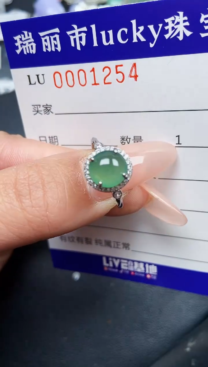 【闪购商品】翡翠颈饰银S925镶嵌1254