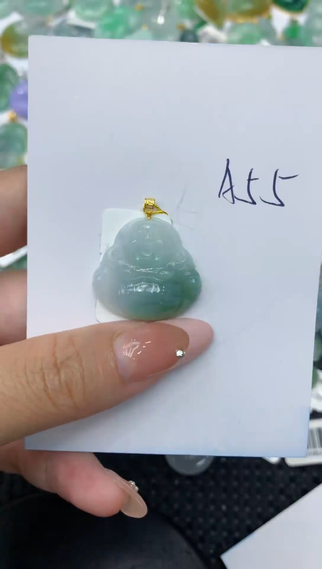 【闪购商品】翡翠颈饰18K金镶嵌111111111