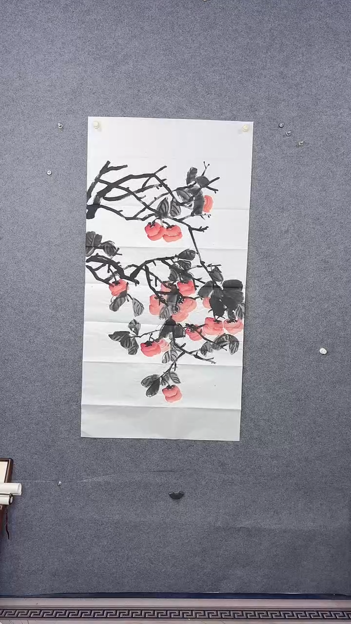 国画136*68吴铁成作品