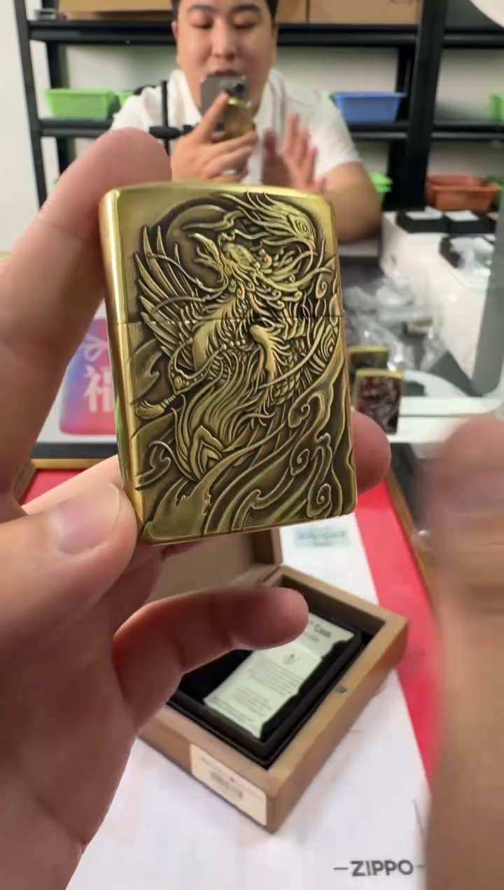 Zippo168鬼王双面凤凰