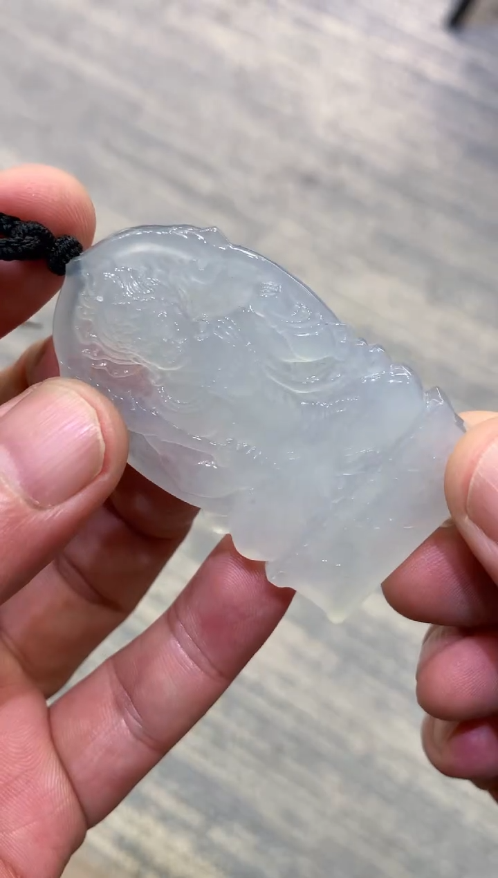 颈饰未镶嵌翡翠天然A货翡翠