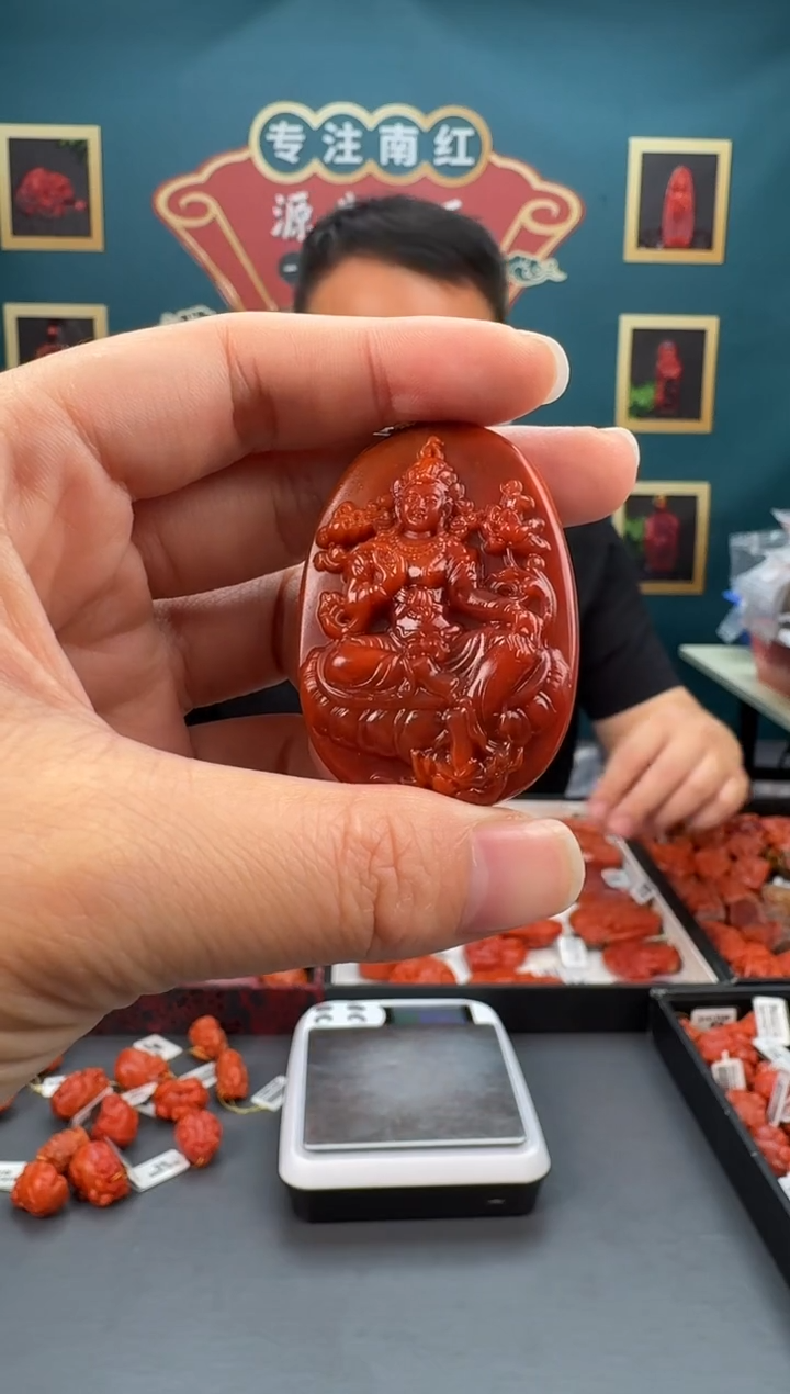 南红玛瑙雕刻未镶嵌041ZB0526产品一个