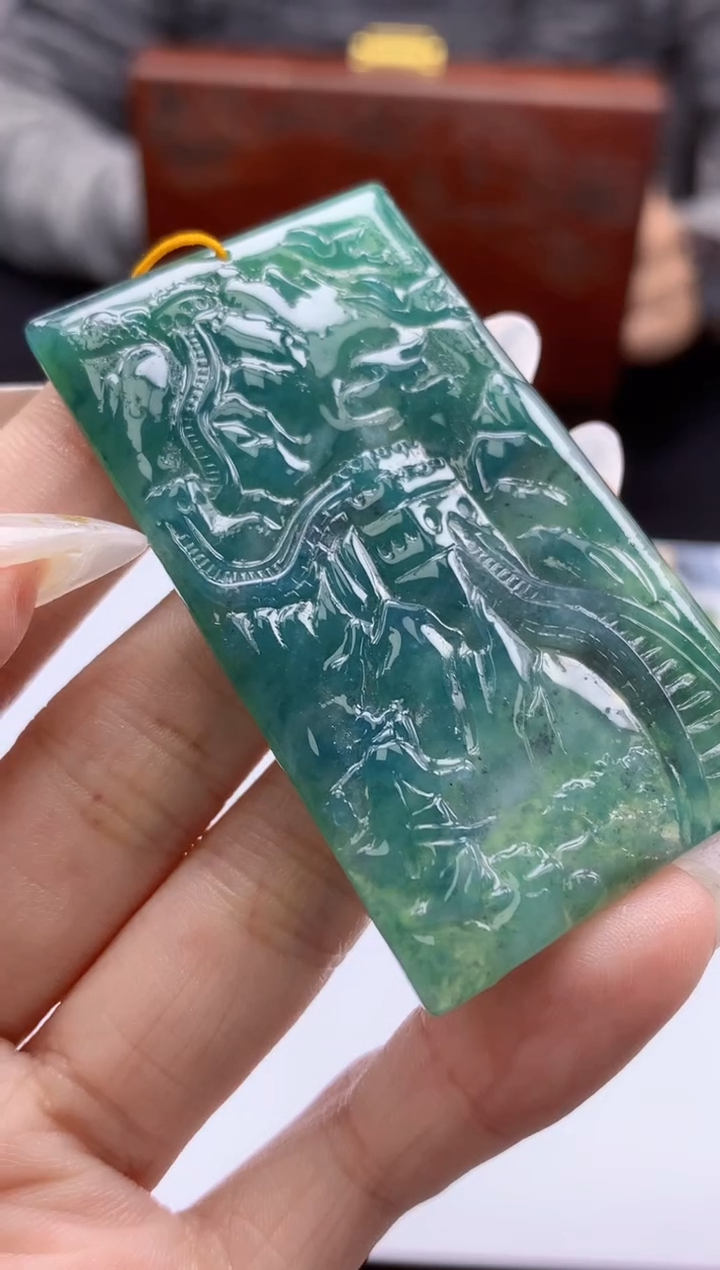 【闪购商品】定制翡翠未镶嵌011ee-毛货长城82