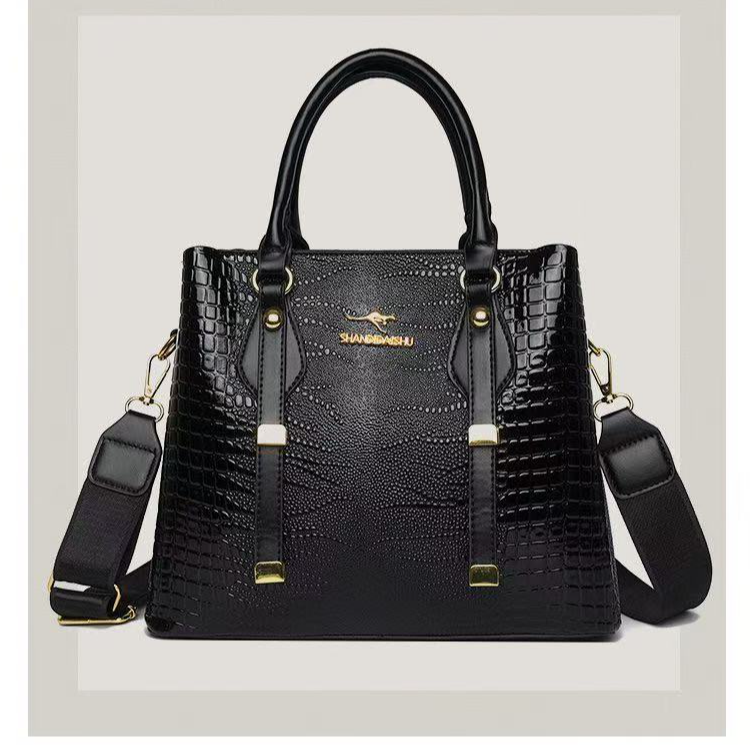 新款时尚鳄鱼纹妈妈包