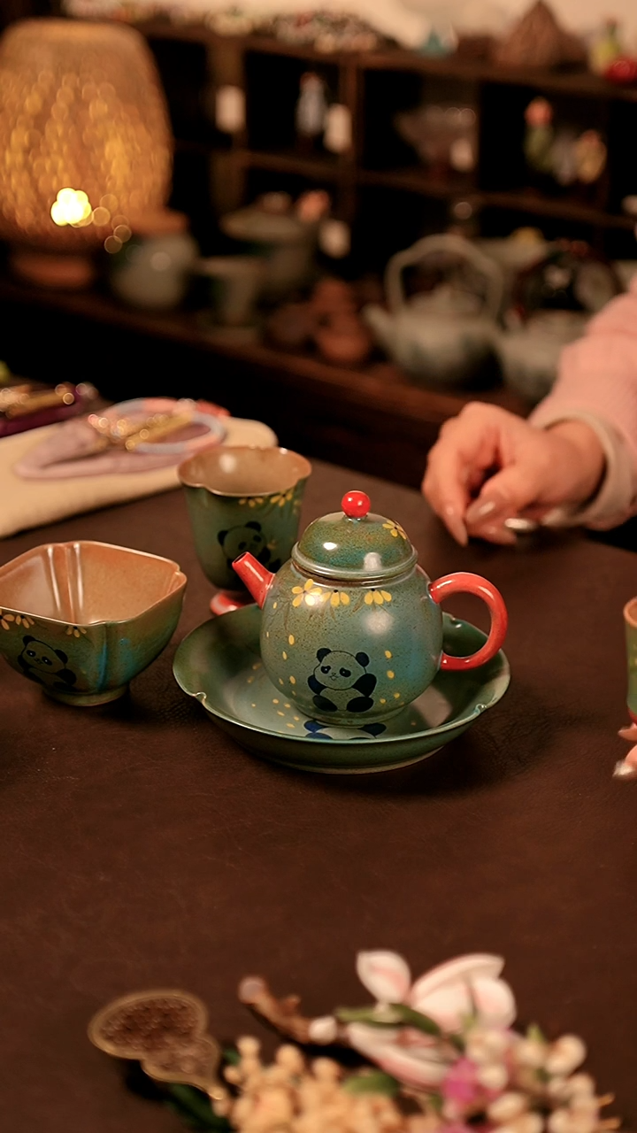 【闪购商品】闪购冲冲冲 桂花熊猫一套