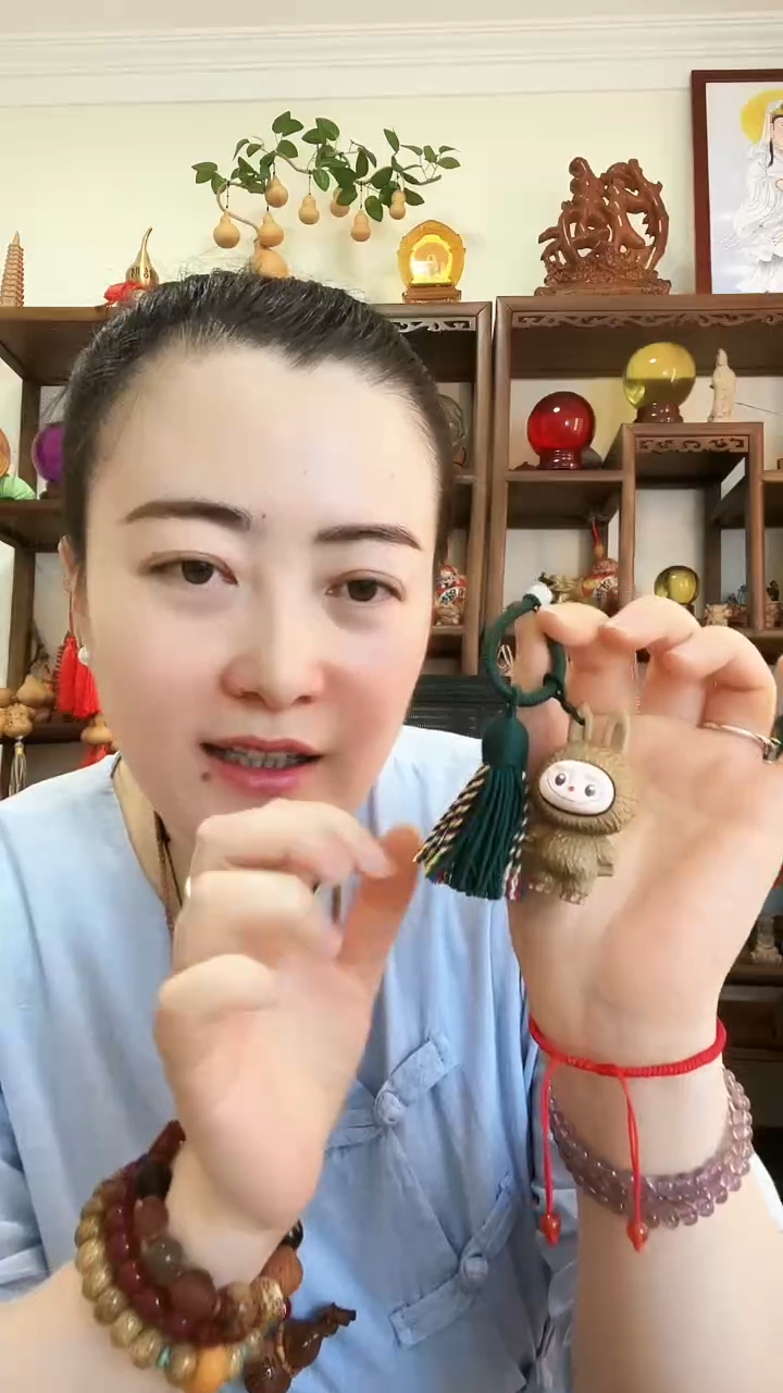 绿檀 拉布布精灵 包包挂件