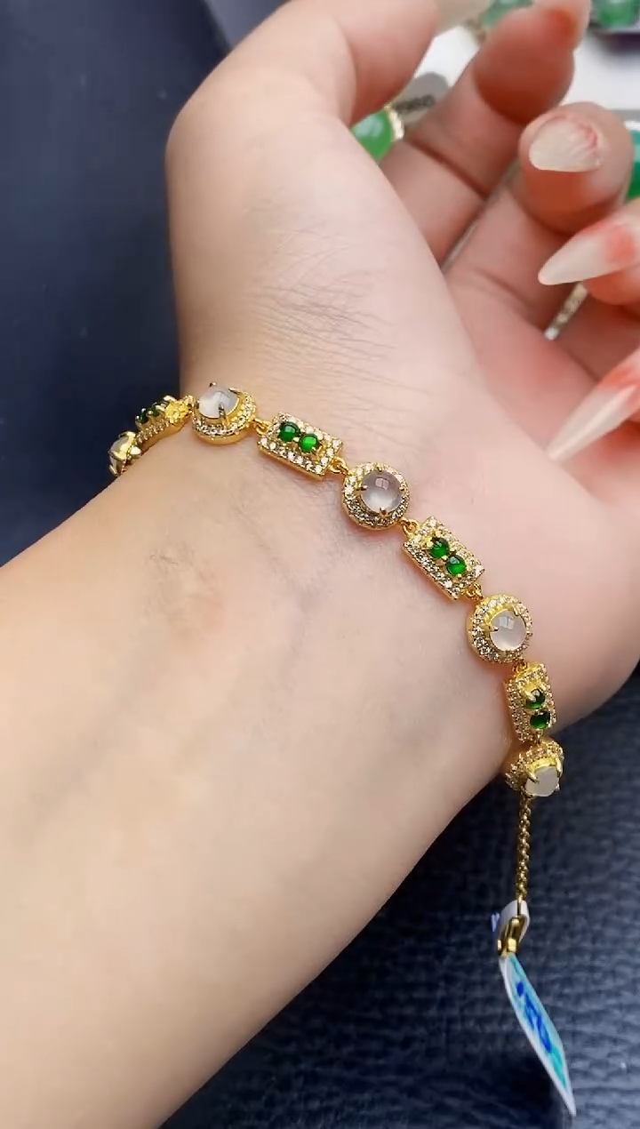 银S925镶嵌戒指翡翠2031