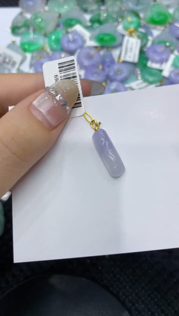 【闪购商品】翡翠颈饰18K金镶嵌222222222