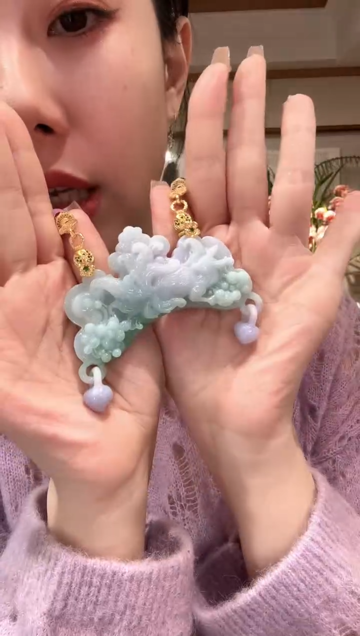 【闪购商品】翡翠颈饰未镶嵌国风