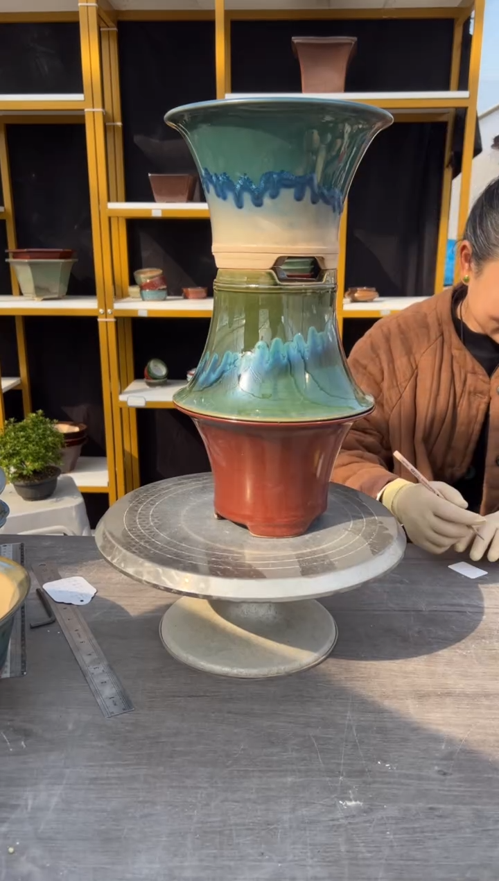 泉*37号高腰斗笠三盆微瑕组合