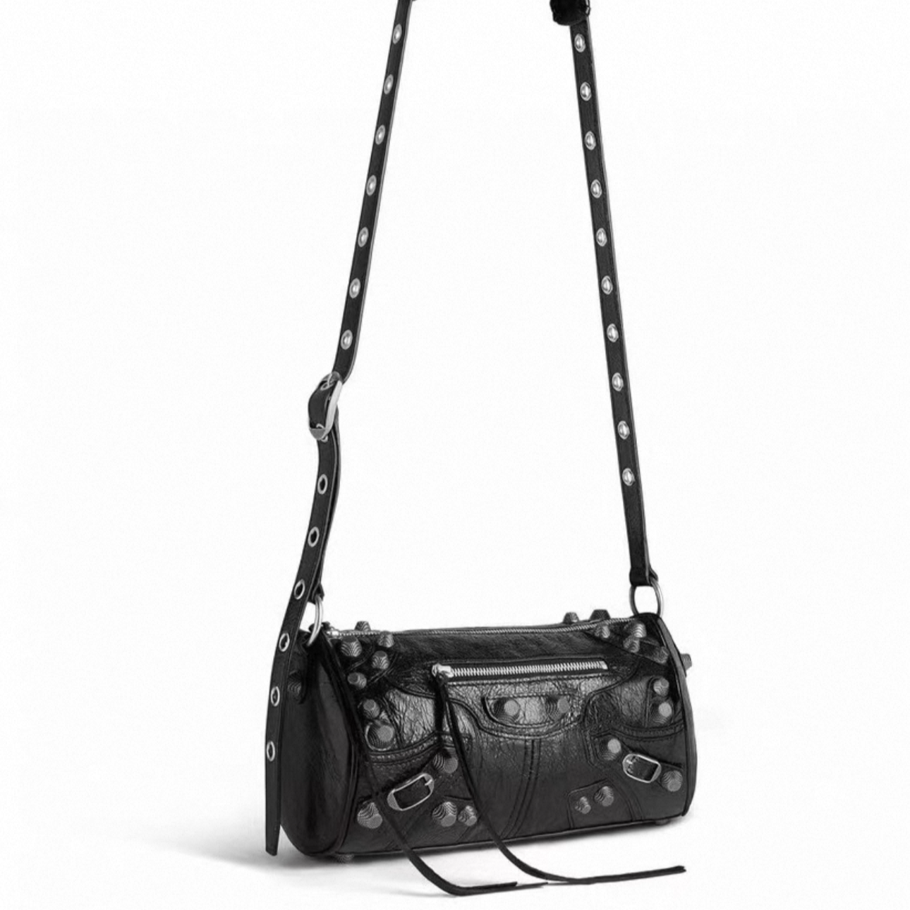 AL 骑士 包包  斜挎包  黑色