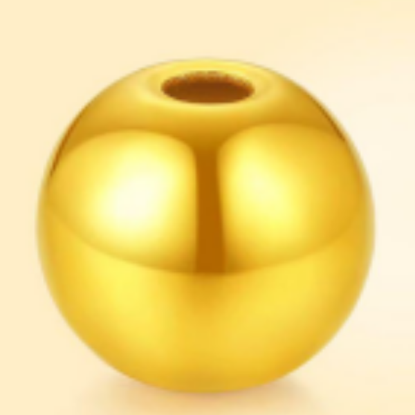 【小云专享】足金999 卡3mm 多样性发一（十颗赠合金链） 90034 BP