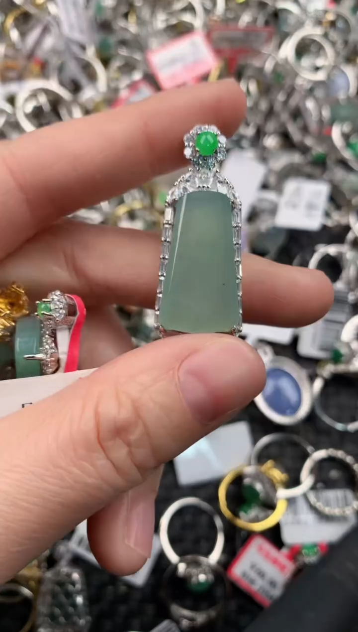 未镶嵌戒指翡翠12  8