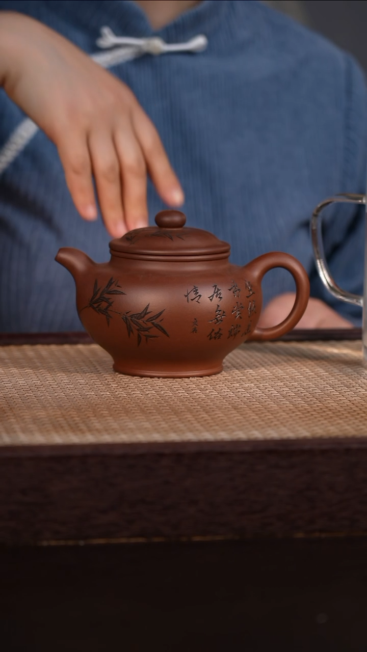 茶壶紫砂紫泥 380cc
