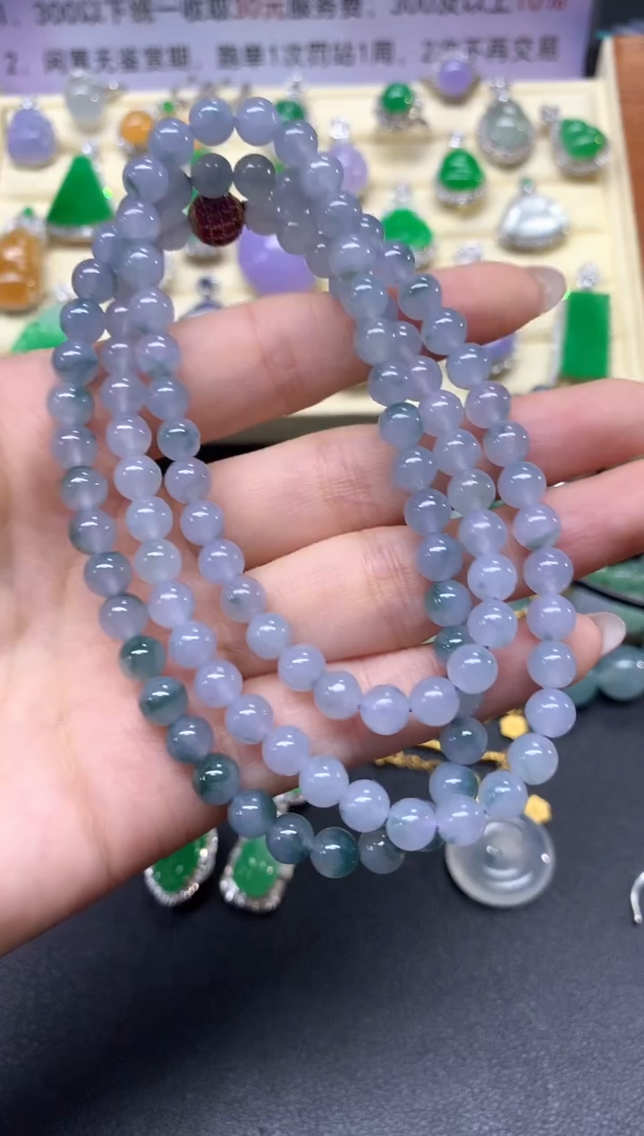 【闪购商品】翡翠项链未镶嵌珠链|4980+498