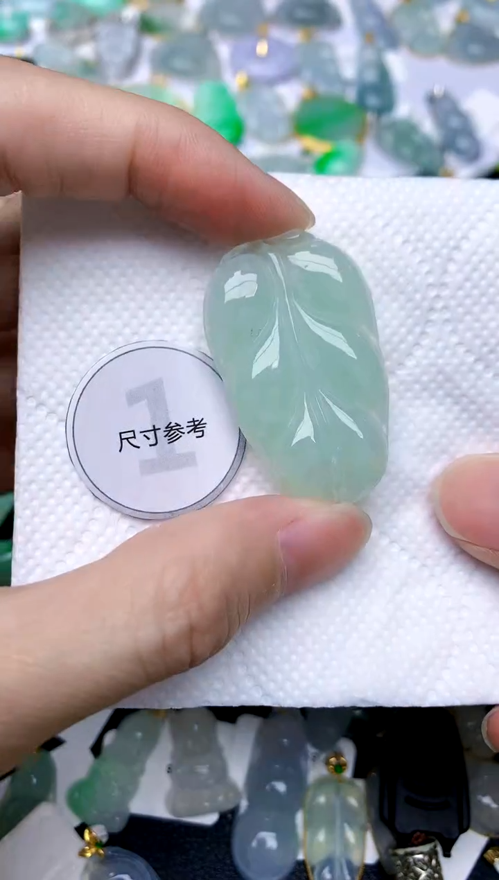 颈饰未镶嵌翡翠天然A货翡翠
