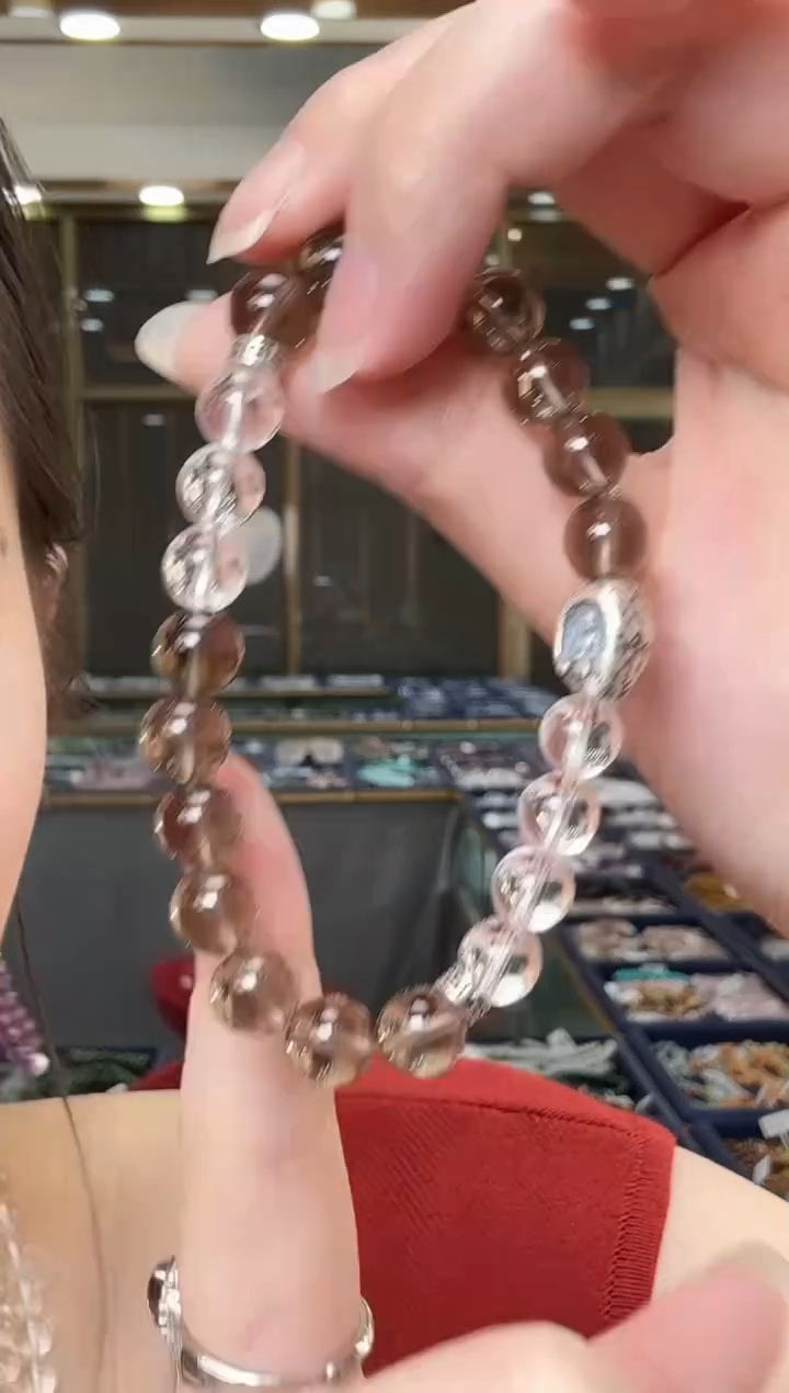 水晶手串未镶嵌白水晶DIY手串