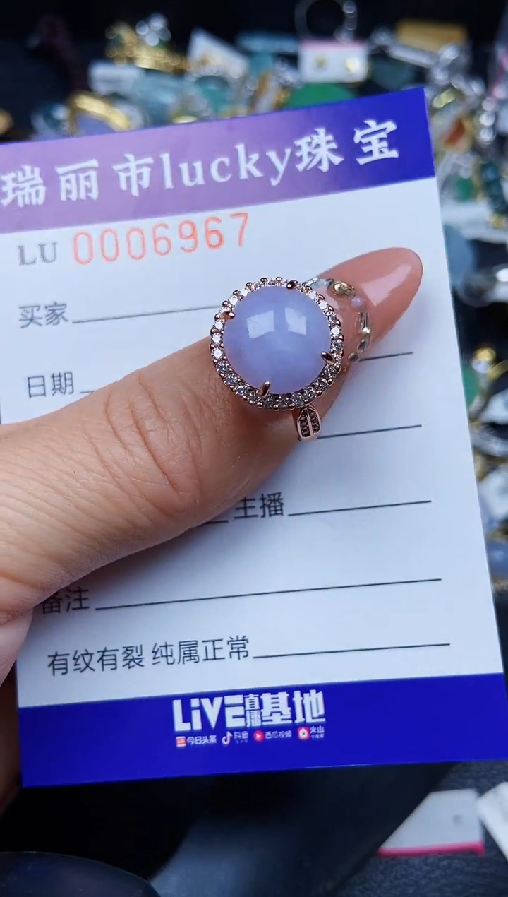 翡翠银S925镶嵌颈饰6967