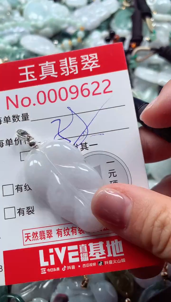 吊坠(不含链)未镶嵌翡翠9622