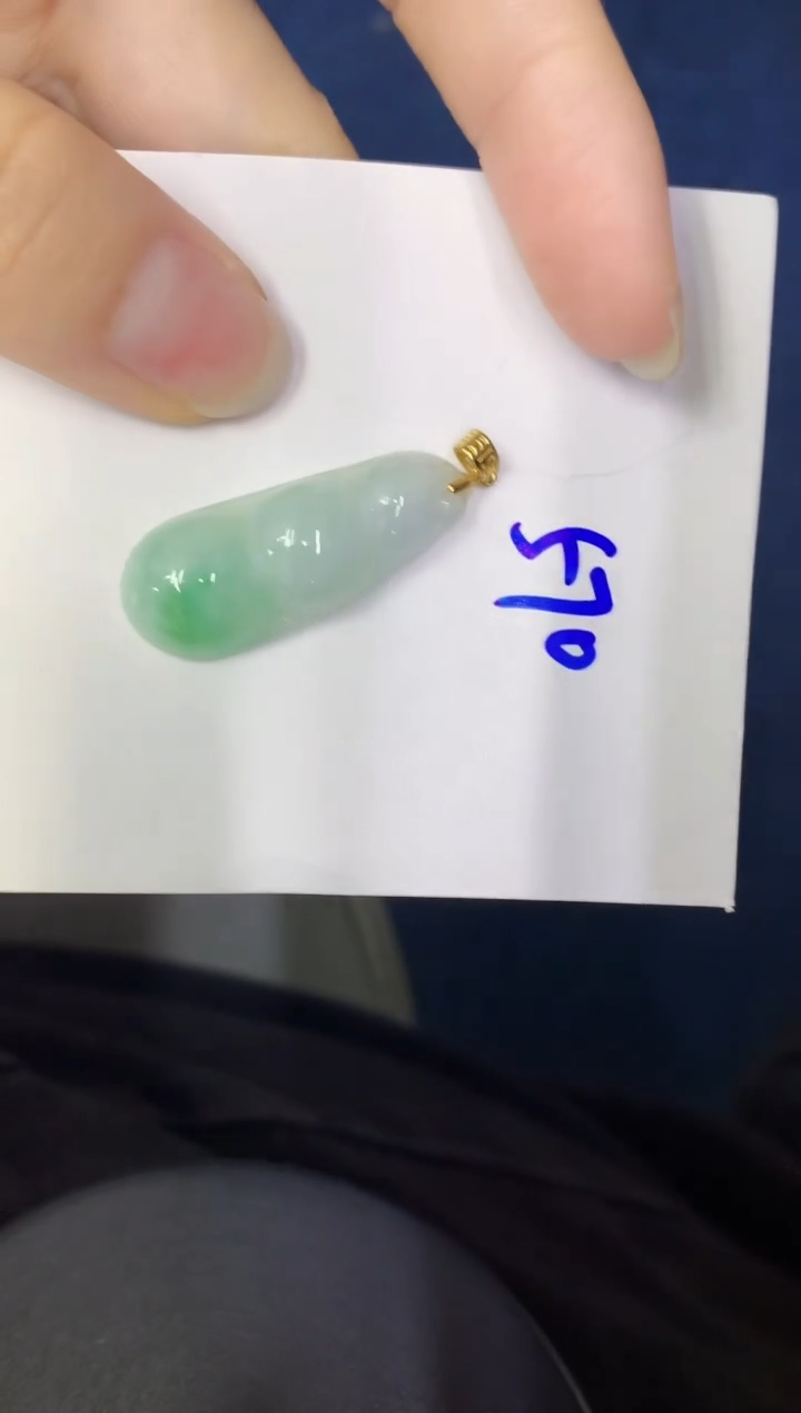 颈饰未镶嵌翡翠缅甸天然翡翠A货