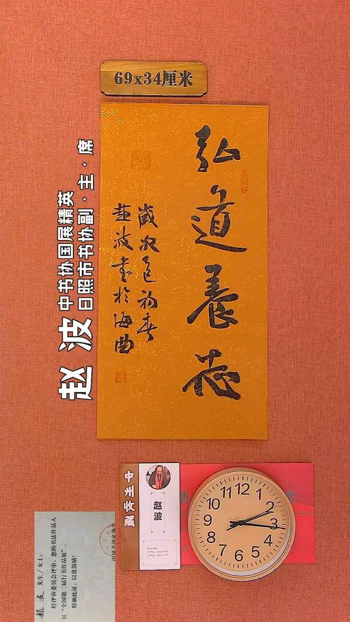 【闪购商品】书法177         赵波老师作品