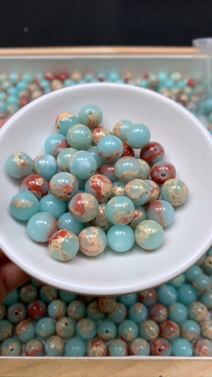 未镶嵌散珠玛瑙/玉髓B727 寿山 石10mm20个9.9元