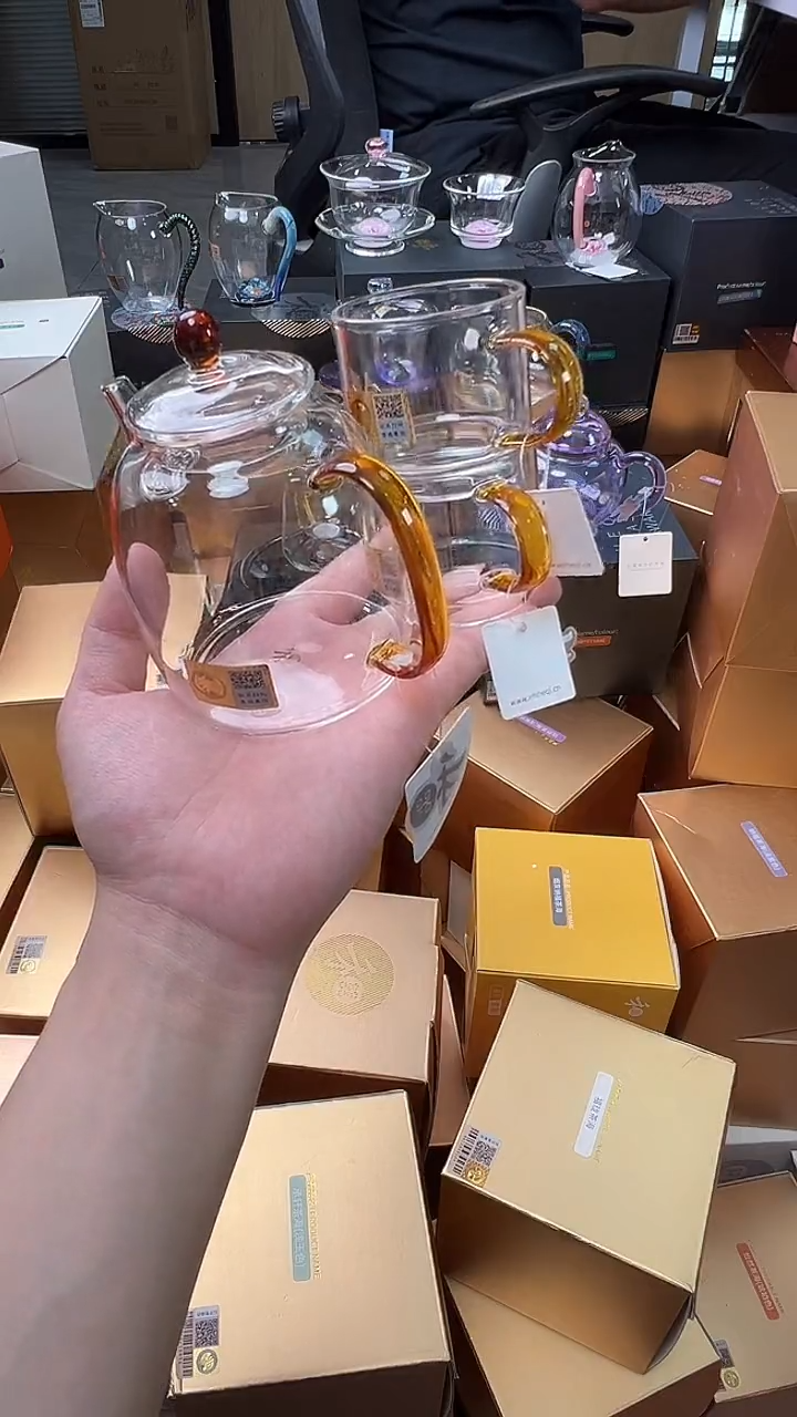 @@禾器晶彩宴臣壶琥珀+逸杯琥珀2只