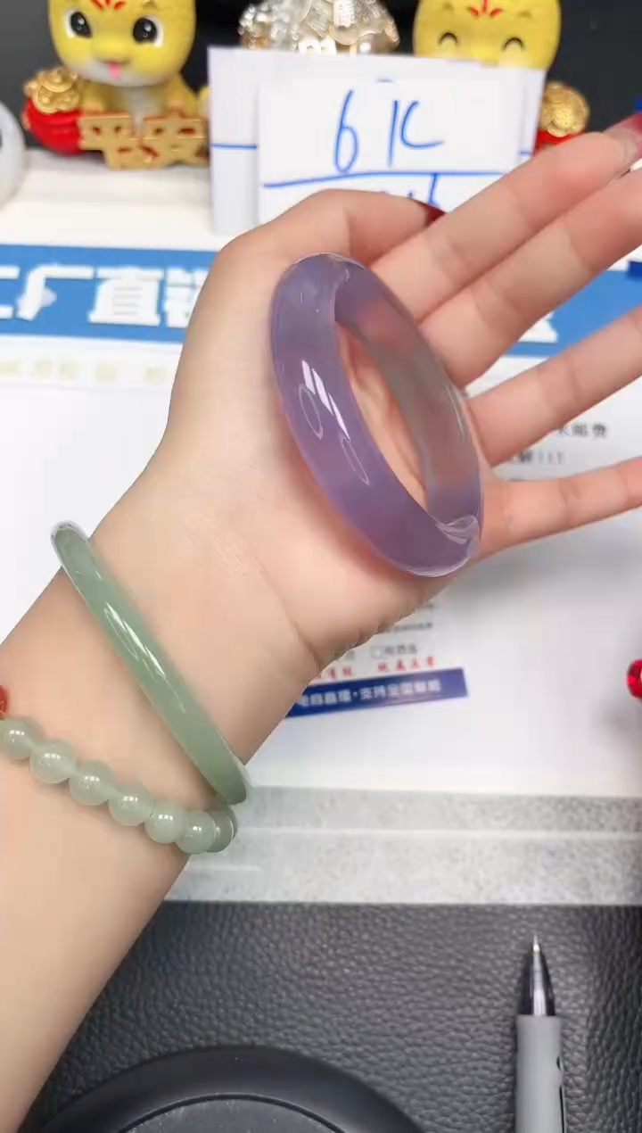 【闪购商品】石英质玉手镯未镶嵌144-56.6