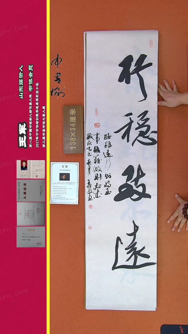 【闪购商品】书法325王军书法作品